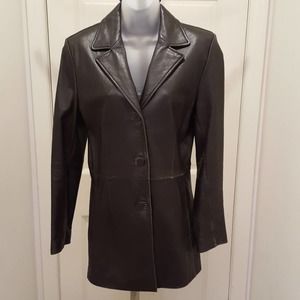 Vintage Black Leather Jacket